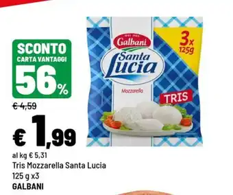 Tris Mozzarella Santa Lucia