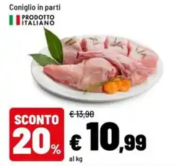 Iper La Grande Coniglio in parti offerta