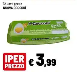 Iper La Grande Uova green Coccodi offerta