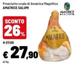 Iper La Grande Prosciutto crudo di Amatrice Magnifico Amatrice Salumi offerta