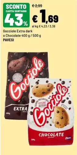 Iper La Grande Gocci ole Extra dark o Chocolate offerta