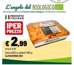 Iper La Grande Zucca BIO a cubetti offerta