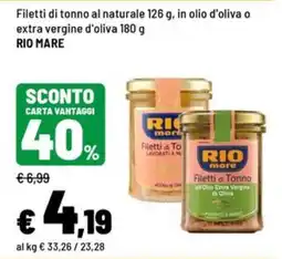 Iper La Grande Filetti di Tonno RIO MARE offerta