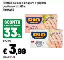 Iper La Grande Filetti di salmone Rio Mare offerta