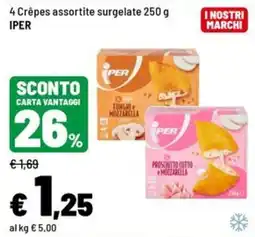 Iper La Grande Crêpes assortite Iper offerta