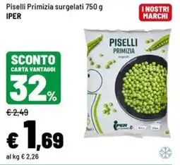 Iper La Grande Piselli Primizia offerta