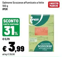 Iper La Grande Salmone Scozzese affumicato offerta