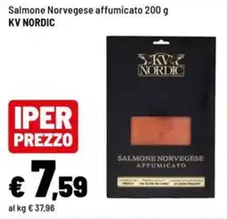 Iper La Grande Salmone Norvegese affumicato KV NORDIC offerta