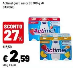 Iper La Grande Actimel gusti assortiti offerta