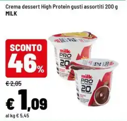 Iper La Grande Crema dessert High Protein offerta