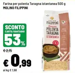 Iper La Grande Farina per polenta Taragna istantanea MOLINO FILIPPINI offerta
