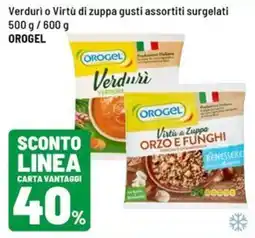 Iper La Grande Verduri o Virtù di zuppa gusti assortiti OROGEL offerta