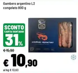 Iper La Grande Gambero argentino L2 offerta