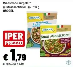 Iper La Grande Minestrone surgelato OROGEL offerta