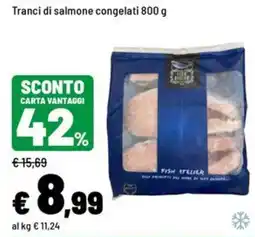 Iper La Grande Tranci di salmone congelati offerta