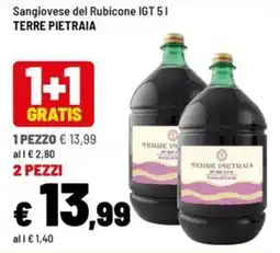 Iper La Grande Sangiovese del Rubicone IGT Terre Pietraia offerta