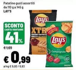 Iper La Grande Patatine gusti assortiti Lay's offerta