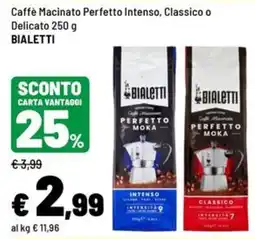 Iper La Grande Caffè Macinato Perfetto Bialetti offerta