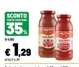 Iper La Grande Salsa pronta Mutti offerta