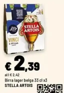 Iper La Grande Birra lager belga STELLA ARTOIS offerta