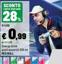 Iper La Grande Energy drink gusti assortiti RED BULL offerta