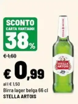 Iper La Grande Birra lager belga STELLA ARTOIS offerta