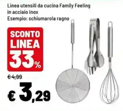 Iper La Grande Utensili da cucina Family Feeling offerta
