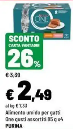 Iper La Grande Alimento umido per gatti One offerta