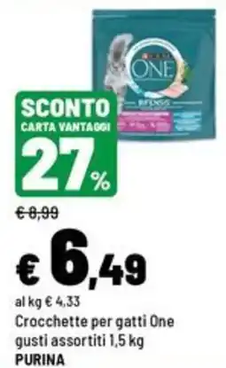 Iper La Grande Crocchette per gatti One offerta