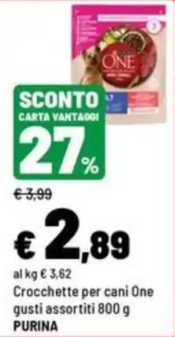 Iper La Grande Crocchette per cani One offerta