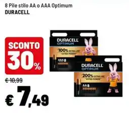 Iper La Grande Pile stilo AA o AAA Optimum Duracell offerta