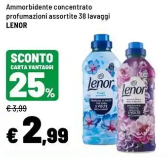Ammorbidente concentrato profumazioni assortite LENOR