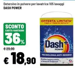 Iper La Grande Detersivo in polvere per lavatrice Dash Power offerta