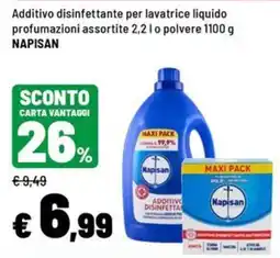 Iper La Grande Additivo disinfettante per lavatrice Napisan offerta