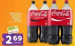 Extra Supermercati Coca-Cola Classica/Zero PET offerta