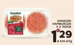 Extra Supermercati Amadori hamburger offerta