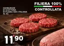 Extra Supermercati Hamburger di scottona di filiera offerta