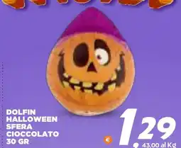 Extra Supermercati Dolphin Halloween Sfera Cioccolato offerta