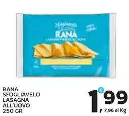Extra Supermercati Rana sfogliavelo lasagna all'uovo offerta