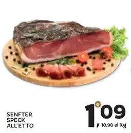 Extra Supermercati Senfter speck all'etto offerta