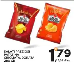 Extra Supermercati Salati preziosi patatina grigliata/dorata offerta