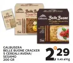 Extra Supermercati Galbusera Belle Buone Cracker offerta
