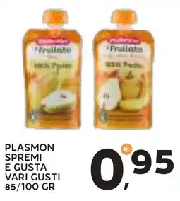 Extra Supermercati Plasmon Frullato offerta