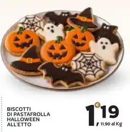 Extra Supermercati Biscotti di pasta frolla halloween all'etto offerta
