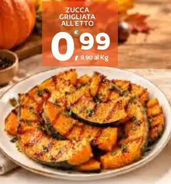 Zucca grigliata all'etto