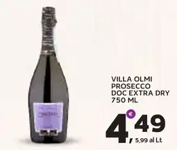 Extra Supermercati Villa Olmi Prosecco Doc Extra Dry offerta