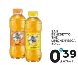 Extra Supermercati San Benedetto Thè Limone offerta