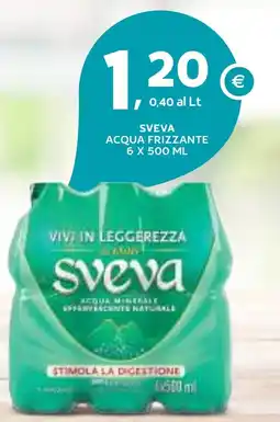 Extra Supermercati Acqua frizzante Sveva offerta