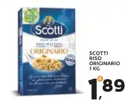 Extra Supermercati Scotti riso originario offerta