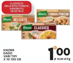 Extra Supermercati Knorr dado vari tipi offerta